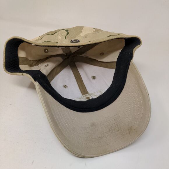 QuikSilver Edition Fitted Hat Camouflage One Size Embroidered Vented Holes - Picture 7 of 8